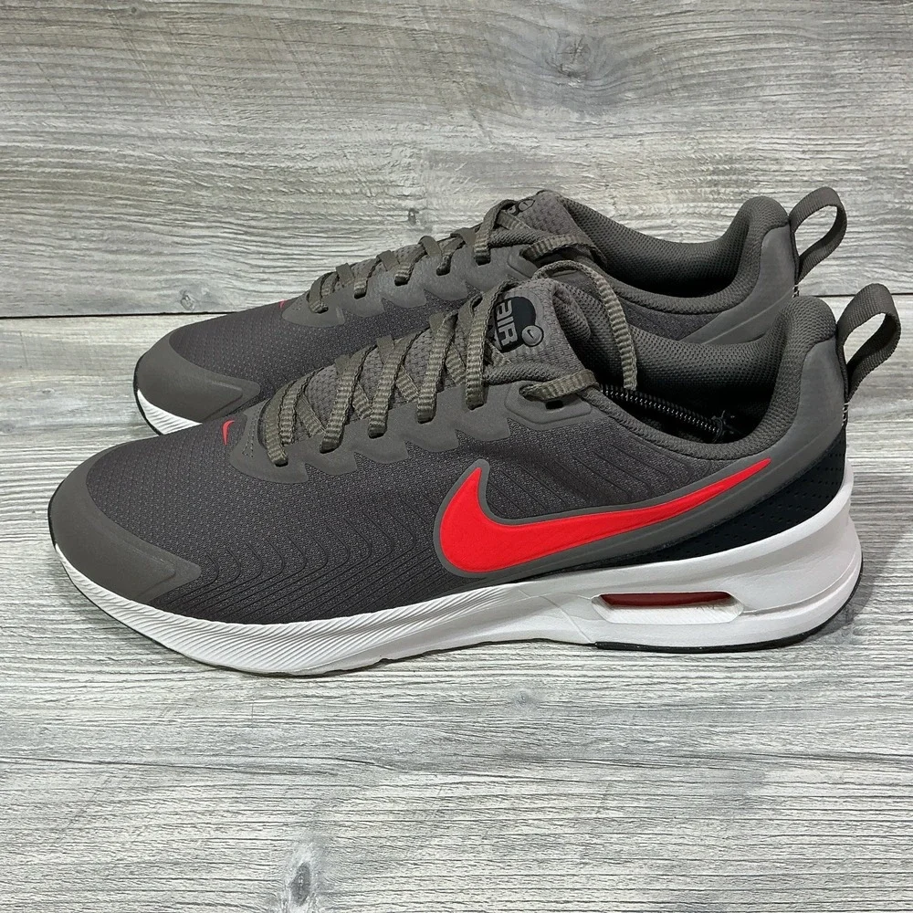 Nike Air Max Nuaxis CAVE STONE/BRIGHT CRIMSON FD4329-200 Sneakers Men's Size 13